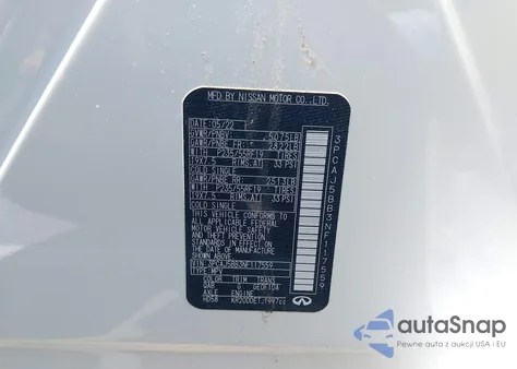 2022 Infiniti Qx50 Luxe Awd из США, поврежденный, VIN 3PCAJ5BB3NF117559